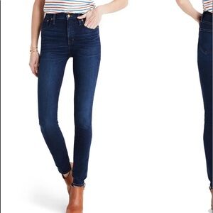 16. Madewell 10” High Rise Skinny Jeans in Hayes Wash